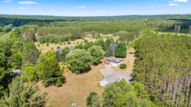 3914 135th Ave, Hersey, MI 49639 - drone / aerial view of a heavily wooded area