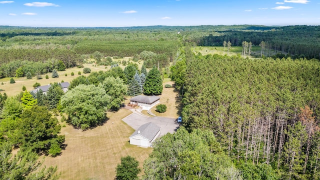 3914 135th Ave, Hersey, MI 49639 - aerial view of a heavily wooded area