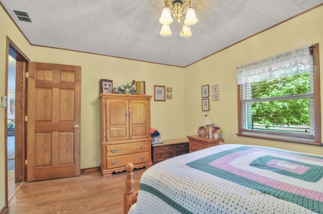 3914 135th Ave, Hersey, MI 49639 - bedroom with light wood-style flooring