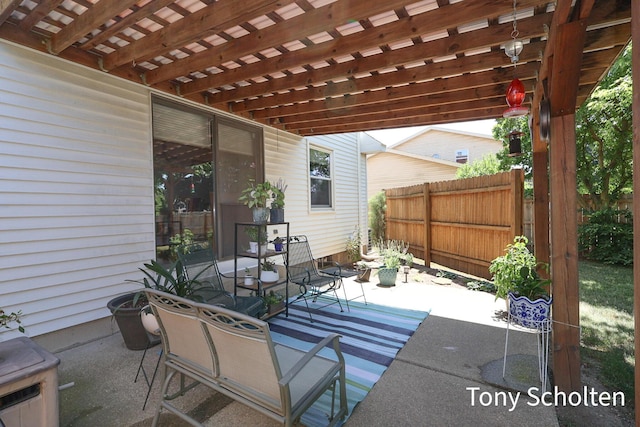 8179 Mellowwood Dr, Jenison, MI 49428 - view of patio / terrace with a pergola