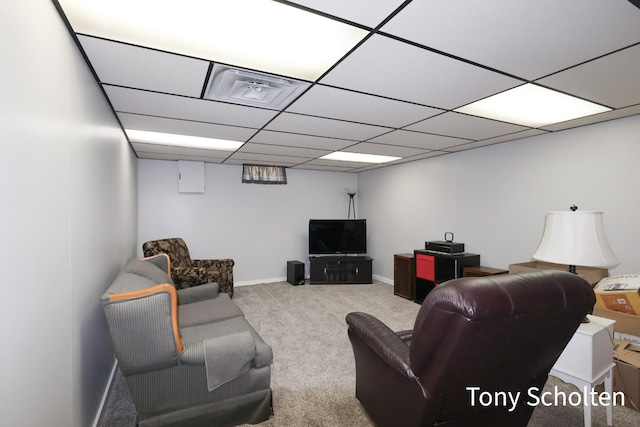 8179 Mellowwood Dr, Jenison, MI 49428 - living room with carpet and baseboards
