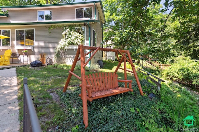 2340 Lakeview Dr, Brooklyn, MI 49230 - exterior space with a playground