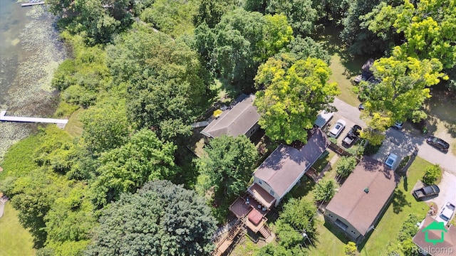 2340 Lakeview Dr, Brooklyn, MI 49230 - aerial view of property and surrounding area