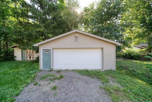 216 Budlong St, Adrian, MI 49221 - view of detached garage