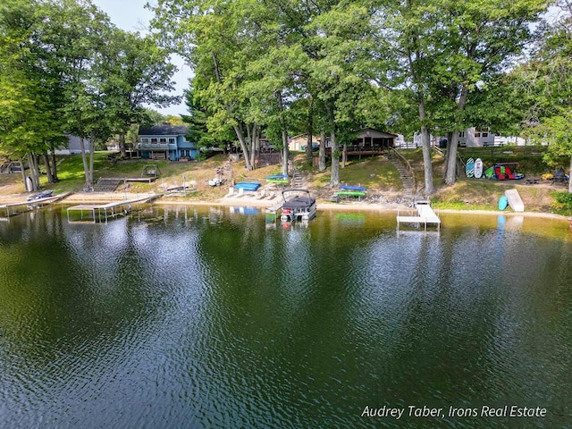 5190 N Bass Lake Rd, Irons, MI 49644 - water view