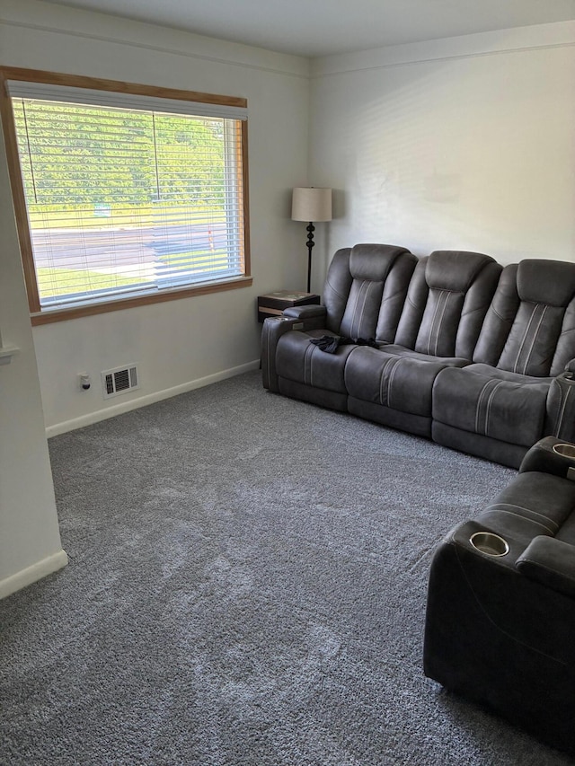 451 Martin Luther King Jr Blvd N, Pontiac, MI 48342 - living room featuring baseboards and carpet floors
