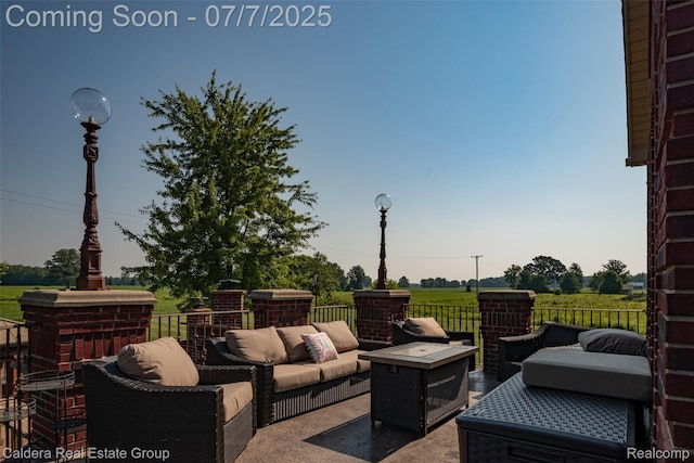 15946 Tubspring Rd, Allenton, MI 48002 - view of patio featuring outdoor lounge area