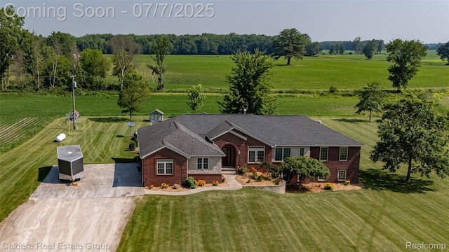 15946 Tubspring Rd, Allenton, MI 48002 - overview of rural landscape