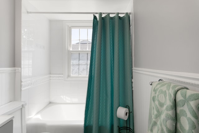 1200 Orchard Ave, Saint Joseph, MI 49085 - bathroom featuring a wainscoted wall and vanity