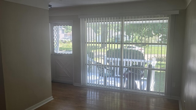 19969 Poinciana, Redford, MI 48240 - detailed view of wood finished floors and a gate