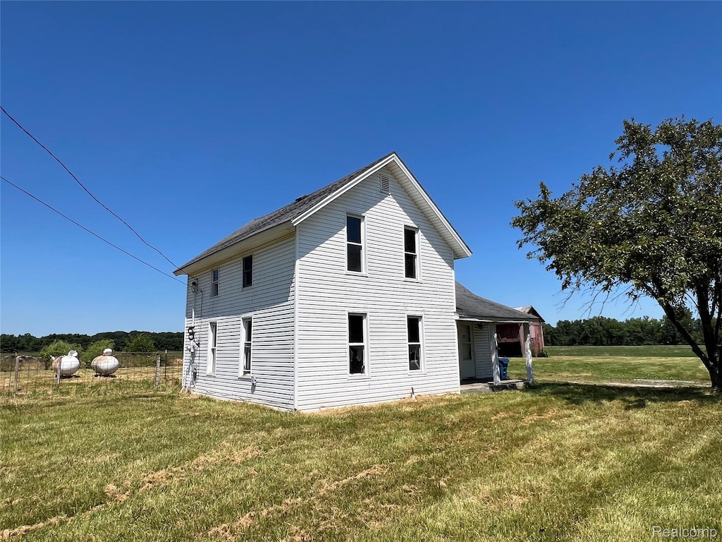 13201 N Suder Rd, La Salle, MI 48145 - back of house with a shingled roof