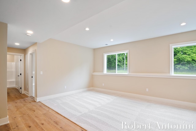 6691 Egan Ave SE, Caledonia, MI 49316 - unfurnished room with recessed lighting and light wood-style floors