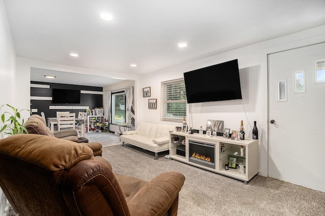 2559 Miner Ave, Muskegon, MI 49441 - living room with plenty of natural light, recessed lighting, and carpet flooring