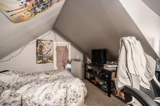 2559 Miner Ave, Muskegon, MI 49441 - carpeted bedroom with vaulted ceiling