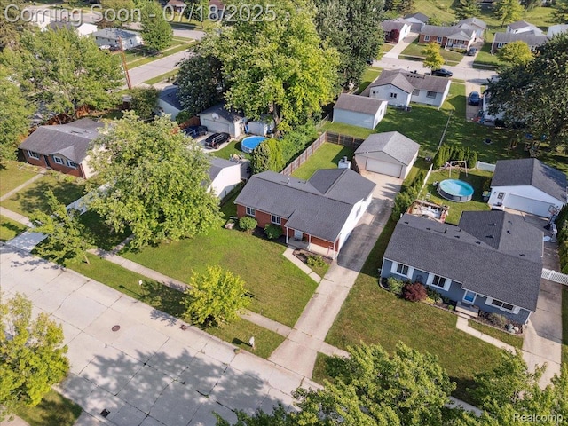 321 Harvard Ave, South Lyon, MI 48178 - aerial view of residential area