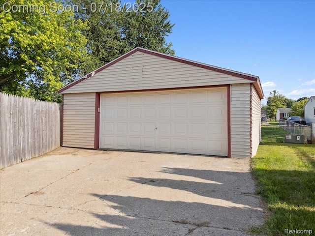 321 Harvard Ave, South Lyon, MI 48178 - view of detached garage