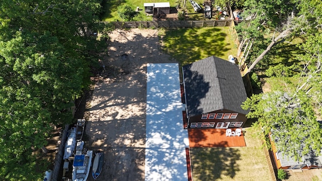 17016 6th St, Wellston, MI 49689 - aerial view of property and surrounding area
