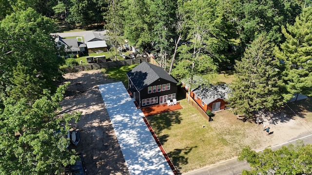17016 6th St, Wellston, MI 49689 - aerial view of property and surrounding area