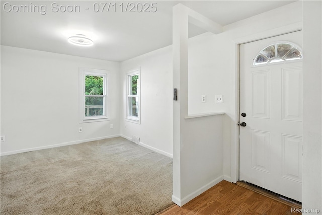 420 Wellsboro St, Walled Lake, MI 48390 - foyer entrance featuring plenty of natural light and wood finished floors