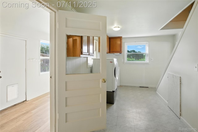 420 Wellsboro St, Walled Lake, MI 48390 - washroom featuring cabinet space and baseboards