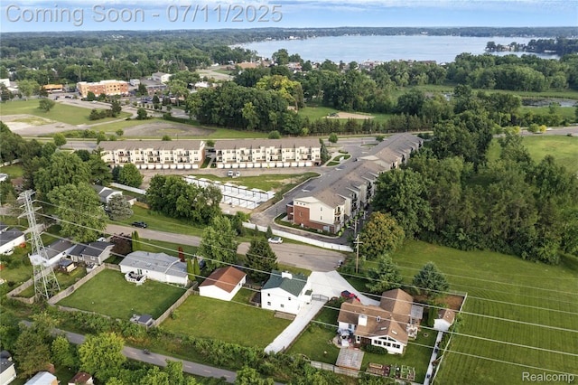 420 Wellsboro St, Walled Lake, MI 48390 - aerial view of property's location with a large body of water