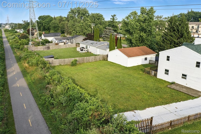 420 Wellsboro St, Walled Lake, MI 48390 - drone / aerial view