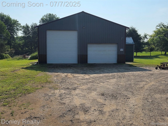 4605 Pleasant St, Clifford, MI 48727 - view of detached garage