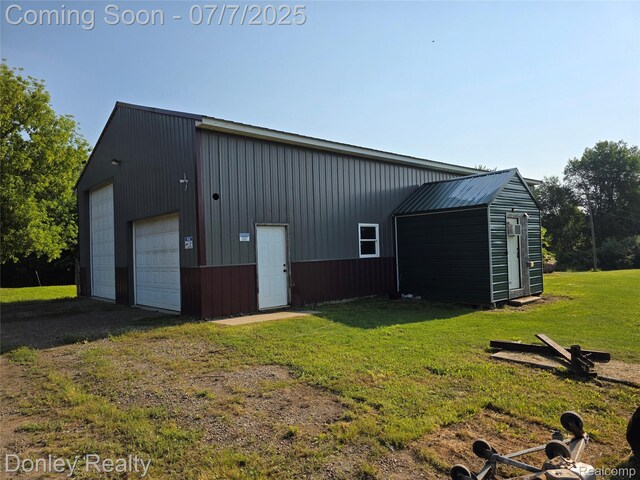 4605 Pleasant St, Clifford, MI 48727 - view of outbuilding