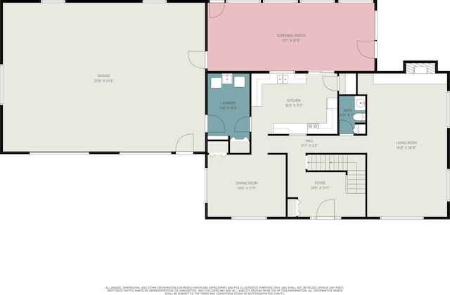 8257 S 2nd St, Michigan, MI 49071 - view of floor plan / room layout