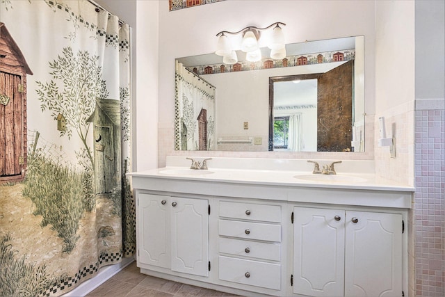 8257 S 2nd St, Michigan, MI 49071 - bathroom featuring double vanity