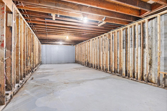 8257 S 2nd St, Michigan, MI 49071 - view of unfinished below grade area
