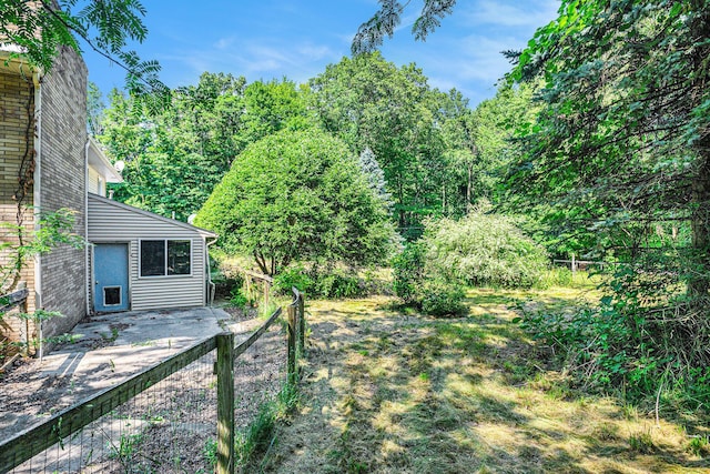 8257 S 2nd St, Michigan, MI 49071 - view of yard with a patio area