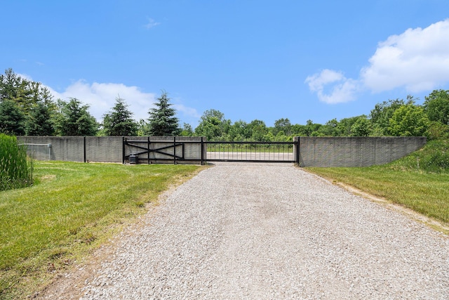 9991 Kaiser Rd, Saline, MI 48176 - view of street with a gate