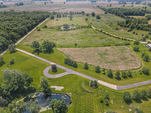 9991 Kaiser Rd, Saline, MI 48176 - aerial view of sparsely populated area with farmland