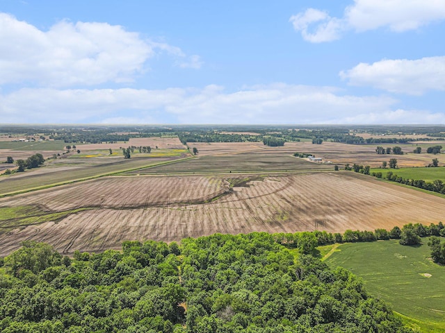 9991 Kaiser Rd, Saline, MI 48176 - aerial view of sparsely populated area with rows of crops