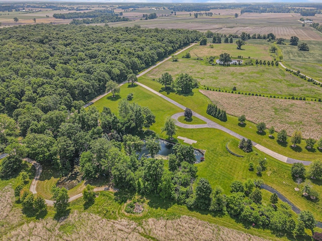9991 Kaiser Rd, Saline, MI 48176 - overview of rural landscape with large plots for crops