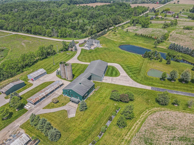 9991 Kaiser Rd, Saline, MI 48176 - aerial view of property's location with a nearby body of water