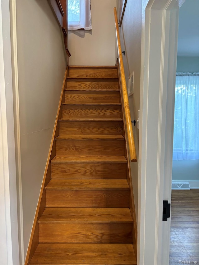 1295 S M 33, West Branch, MI 48661 - stairs featuring wood finished floors