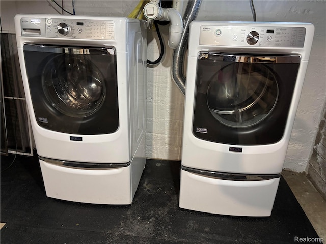 1295 S M 33, West Branch, MI 48661 - washroom with independent washer and dryer