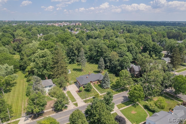144 N Scott St, Adrian, MI 49221 - aerial view of a heavily wooded area