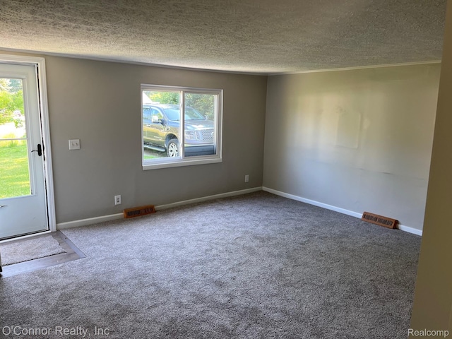 5035 Burma Rd, Kimball, MI 48074 - carpeted spare room featuring a textured ceiling and healthy amount of natural light