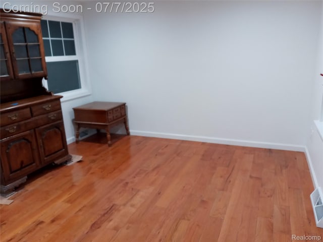 501 N Leroy St, Fenton, MI 48430 - spare room with light wood finished floors and baseboards