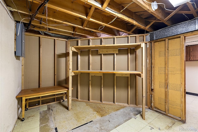 26250 Virginia Dr, Warren, MI 48091 - unfinished basement with electric panel