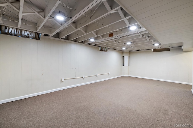 26250 Virginia Dr, Warren, MI 48091 - finished basement with carpet floors and baseboards