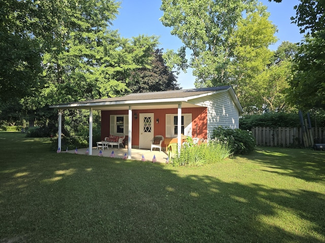 971 Weaver Rd, Bronson, MI 49028 - view of front of house with a patio