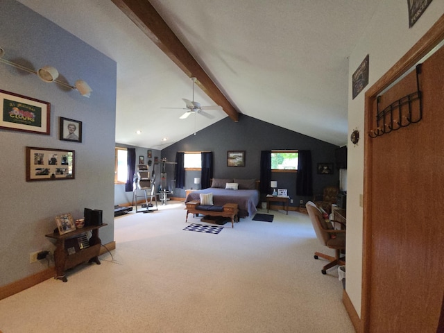 971 Weaver Rd, Bronson, MI 49028 - living area with ceiling fan and carpet flooring