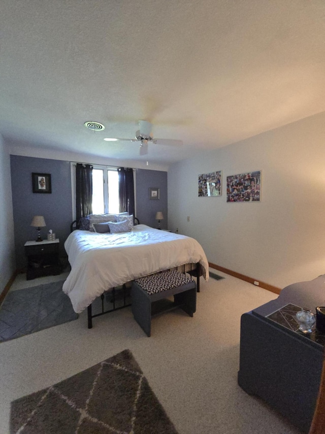 971 Weaver Rd, Bronson, MI 49028 - bedroom featuring carpet flooring and a ceiling fan