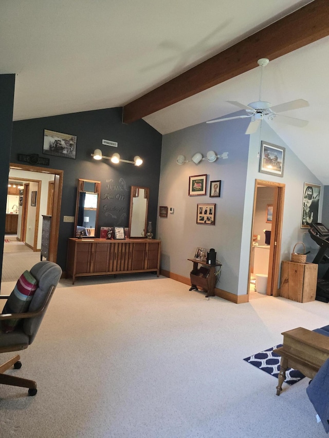 971 Weaver Rd, Bronson, MI 49028 - interior space featuring ceiling fan and baseboards