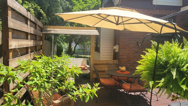 401 Budlong St, Adrian, MI 49221 - view of patio / terrace featuring outdoor dining space