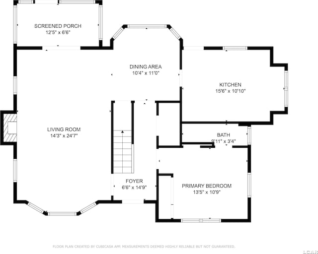 401 Budlong St, Adrian, MI 49221 - view of floor plan / room layout